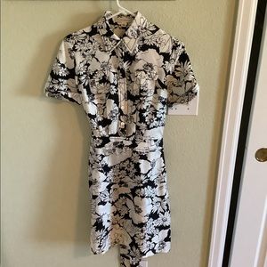 Black and white size 2 Banana Republic dress